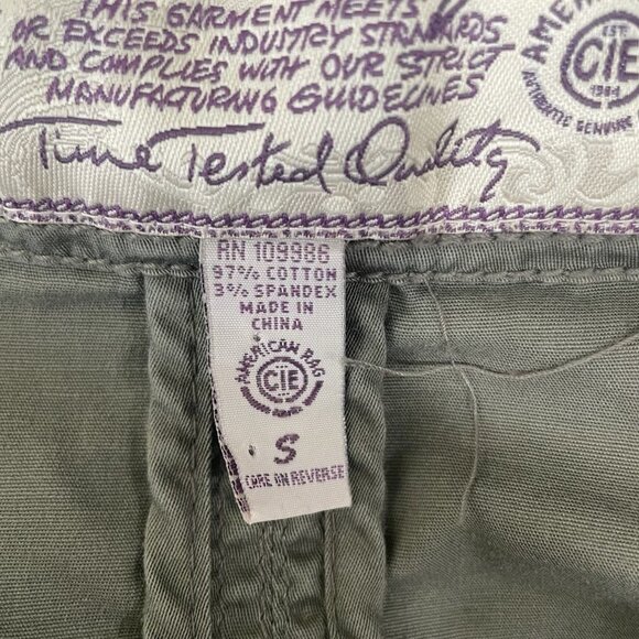 American Rag Olive Green Hooded Utility Jacket Gorpcore Urban Chic Outdoor Camp - Picture 3 of 13